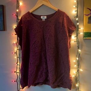Maroon Top
